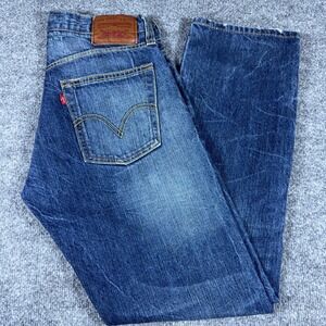 Levis 514 Slim Straight Jeans Mens Medium Wash Blue Denim Pants 4102